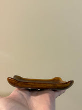 Load image into Gallery viewer, Vintage Brown Glazed Ceramic Square Dish
