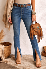 Load image into Gallery viewer, 27 Pistola Colleen High Rise Slim Split Hem Jeans
