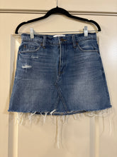 Load image into Gallery viewer, 27 Pistola Raw Hem Denim Mini Skirt
