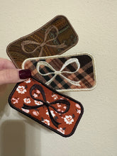 Load image into Gallery viewer, Brown Floral Fall Bow Iron On Patch
