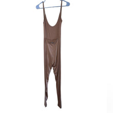 Load image into Gallery viewer, Size 6 Pretty Little Thing Light Brown Jump Suit

