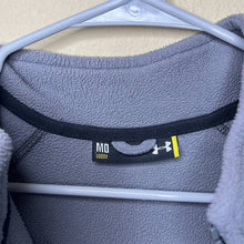 Load image into Gallery viewer, Medium Under Armour Mens Medium Gray Fleece Quarter Zip Pull Over Shirt
