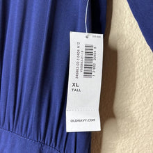 Load image into Gallery viewer, XL Tall Old Navy NWT Tall Navy Blue Button Front Dress
