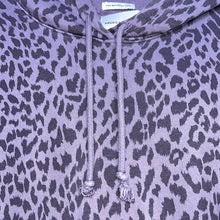 Load image into Gallery viewer, XS American Eagle Ahh-Mazingly Soft Jegging Fit Oversized Purple Leopard Hoodie Top
