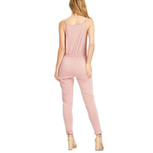 Load image into Gallery viewer, Medium Ambiance Green Casual Jogger Jumpsuit
