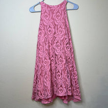 Load image into Gallery viewer, Medium Altar’d State Pink Lace Circle of Love Halter Dress
