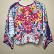 Load image into Gallery viewer, Small Flying Tomato Boho Floral Colorful Wrap Top
