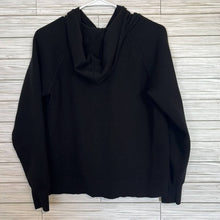 Load image into Gallery viewer, Small Anthropologie MOTH Black Hoodie Sweater Top
