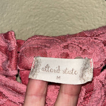 Load image into Gallery viewer, Medium Altar’d State Pink Lace Circle of Love Halter Dress
