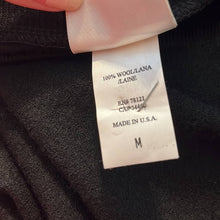 Load image into Gallery viewer, Medium Eileen Fisher Black Wool Long Sleeve Shirt
