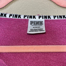 Load image into Gallery viewer, Medium PINK Slouchy Velvet Crop Top Sweatshirt
