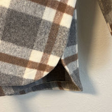 Load image into Gallery viewer, Small Fore Neutral Colored Plaid Button Up Shacket
