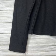 Load image into Gallery viewer, Medium Eileen Fisher Black Wool Long Sleeve Shirt
