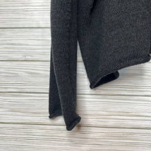 Load image into Gallery viewer, XL Eileen Fisher Dark Gray Button Front Slouchy Wool Cardigan
