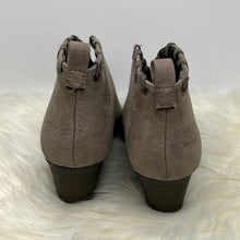 Load image into Gallery viewer, Size 7.5 Coconuts by Matisse Taupe Suede Almond Toe Ankle Booties Shoes
