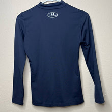 Load image into Gallery viewer, Youth Large Under Armour Youth Kids Fitted Black Long Sleeve Shirt
