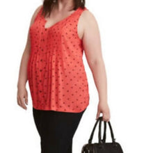 Load image into Gallery viewer, Size 2X Torrid Coral Bee Tank Top
