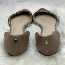 Load image into Gallery viewer, Size 7.5 Sam Edelman Nude &amp; Leopard Pointy Toe Ballet Flats
