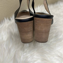 Load image into Gallery viewer, Sz 9.5B Cole Haan Black Cadee Pointed Sling Back Heels Shoes
