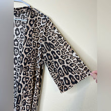 Load image into Gallery viewer, One Size Crazy Train Leopard Print Sheer Dixie Duster
