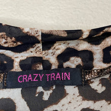 Load image into Gallery viewer, One Size Crazy Train Leopard Print Sheer Dixie Duster
