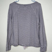 Load image into Gallery viewer, Medium Lou &amp; Grey Tan &amp; Black Stripe Sweatshirt Shirt
