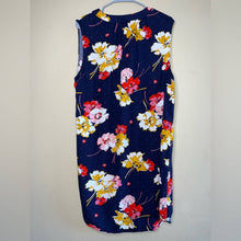 Load image into Gallery viewer, XL Old Navy Navy Blue Floral Print Sleeveless Summer Dress
