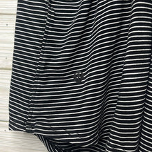 Load image into Gallery viewer, Large Lululemon Black &amp; White Stripe Racerback Workout Tank Top Shirt
