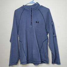 Load image into Gallery viewer, Medium Under Armour Mens Medium Gray Fleece Quarter Zip Pull Over Shirt
