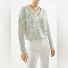 Load image into Gallery viewer, Small Urban Outfitters Sharde Boxy V-Neck Crop Sweater
