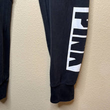 Load image into Gallery viewer, Medium PINK Victoria’s Secret Black Jogger Sweatpants
