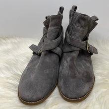 Load image into Gallery viewer, Size 9.5AA Cole Haan Narrow Fit Gray Jensynn Suede Ankle Boots Shoes
