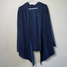 Load image into Gallery viewer, Medium Athleta Black Vista Wrap Hoodie Cardigan
