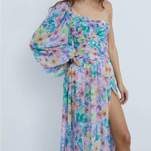 Load image into Gallery viewer, Large For Love &amp; Lemons NWT Blaire One Shoulder Maxi Dress
