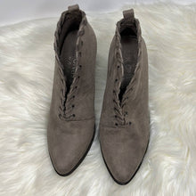 Load image into Gallery viewer, Size 7.5 Coconuts by Matisse Taupe Suede Almond Toe Ankle Booties Shoes

