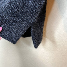 Load image into Gallery viewer, Medium Anthropologie Band of Gypsies Dark Gray Crew Neck Sweater Shirt
