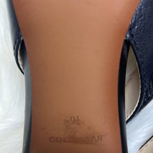 Load image into Gallery viewer, Sz 9.5B Cole Haan Black Cadee Pointed Sling Back Heels Shoes
