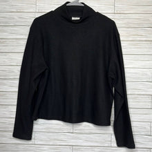 Load image into Gallery viewer, Medium Eileen Fisher Black Wool Long Sleeve Shirt
