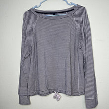 Load image into Gallery viewer, Medium Lou &amp; Grey Tan &amp; Black Stripe Sweatshirt Shirt
