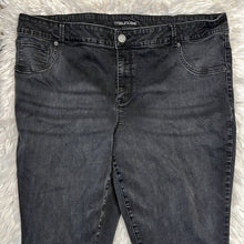 Load image into Gallery viewer, Sz 26 Long Maurice’s Plus Size Long Black Skinny Jeans
