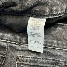 Load image into Gallery viewer, Sz 26 Long Maurice’s Plus Size Long Black Skinny Jeans
