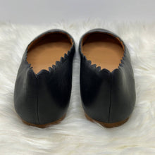 Load image into Gallery viewer, Size 10 J. Crew Black Scalloped Ballet Flats Shoes
