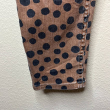 Load image into Gallery viewer, Size 27 Madewell Leopard Dot 10” High Rise Skinny Jeans Tan &amp; Black
