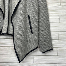 Load image into Gallery viewer, Large Cupcakes And Cashmere Gray Cardigan Wrap Sweater
