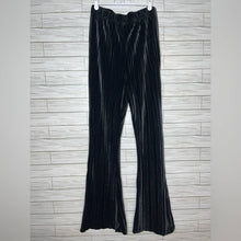 Load image into Gallery viewer, Medium Wild Fable Boho Black Velvet Western Bell Bottom Flare Pants
