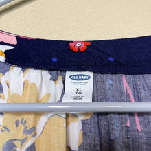 Load image into Gallery viewer, XL Old Navy Navy Blue Floral Print Sleeveless Summer Dress
