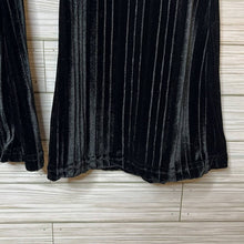 Load image into Gallery viewer, Medium Wild Fable Boho Black Velvet Western Bell Bottom Flare Pants
