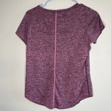 Load image into Gallery viewer, Small Columbia Pink Black Omni-Wick V-Neck Short Sleeve T-Shirt
