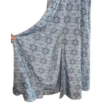 Load image into Gallery viewer, Medium Since Then Vintage Peasant Style Lace Trimmed V-Neck Maxi Dress
