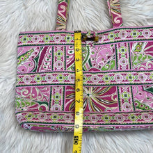 Load image into Gallery viewer, Vera Bradley Pink &amp; Green Paisley Printed Bag
